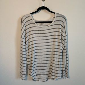 Target comfy striped top size L